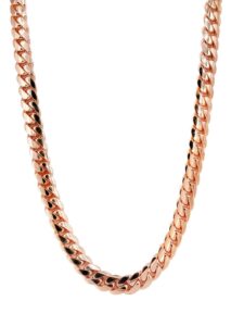 Solid Rose Gold Miami Cuban Link Chain (10MM-20MM)