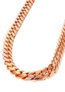 14K Solid Rose Gold Miami Cuban Link Chain (4.5MM-8MM)
